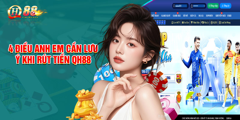 4 điều anh em cần lưu ý khi rút tiền QH88