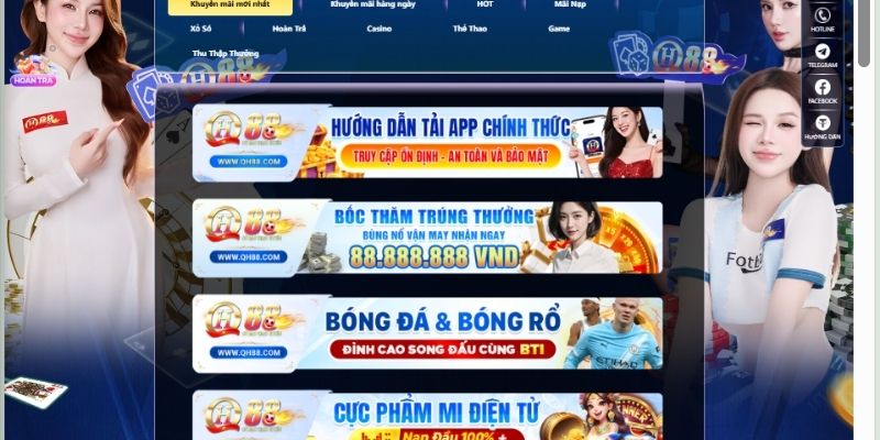 Tổng hợp 5 chương trình khuyến mãi QH88 hấp dẫn nhất