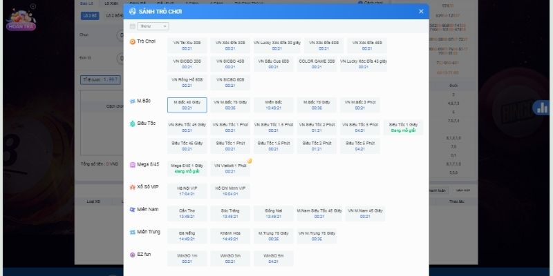Các sản phẩm xổ số nổi bật thu hút người chơi tại QH88