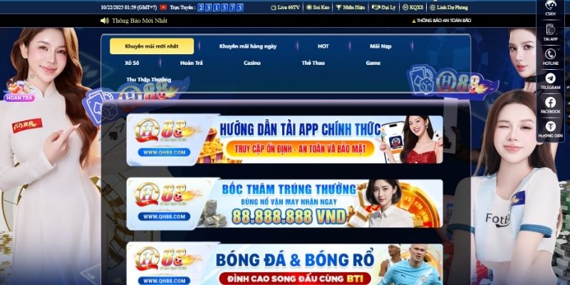 Giới thiệu tổng quan về hệ thống khuyến mãi QH88